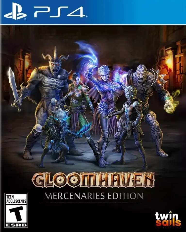 Capa de Gloomhaven: Mercenaries Edition