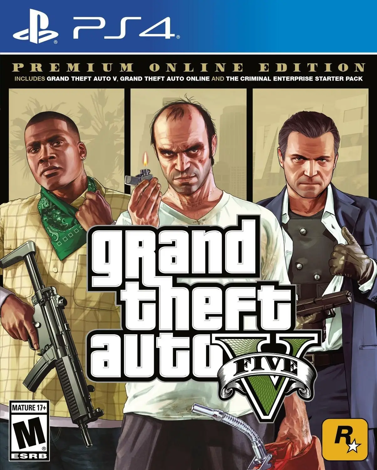 Capa de Grand Theft Auto V [Premium Online Edition]