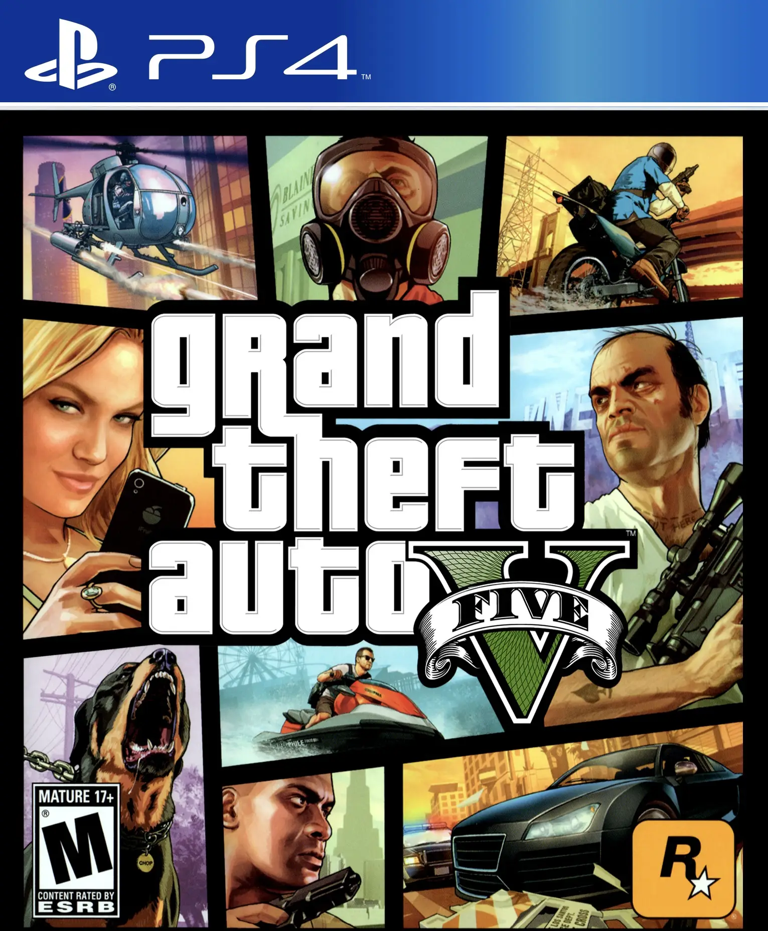 Capa de Grand Theft Auto V