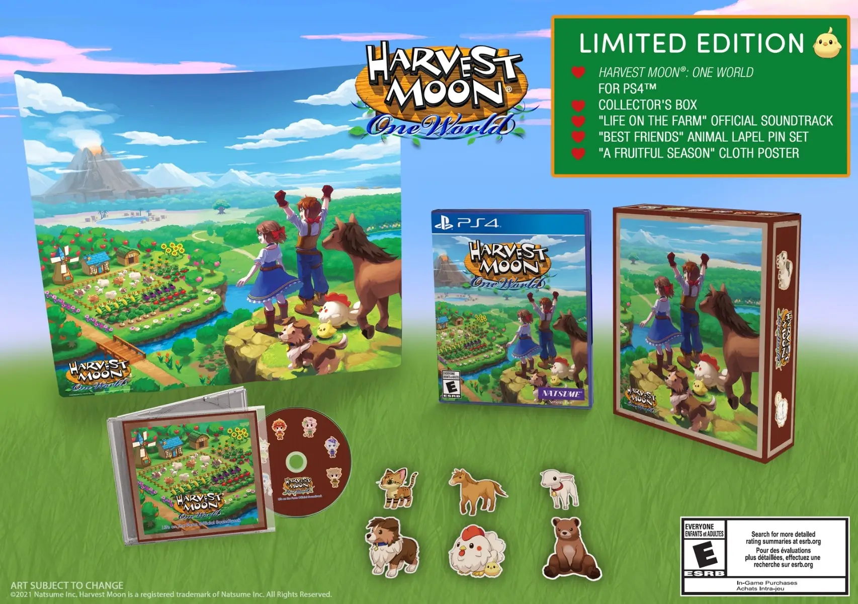 Capa de Harvest Moon: One World [Limited Edition]