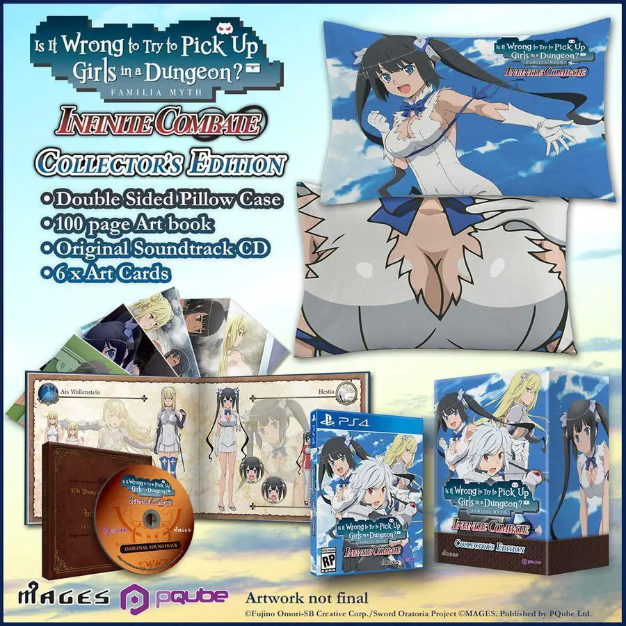 Capa de Is It Wrong to Try to Pick Up Girls in a Dungeon? Familia Myth Infinite Combate [Collector's Edition]