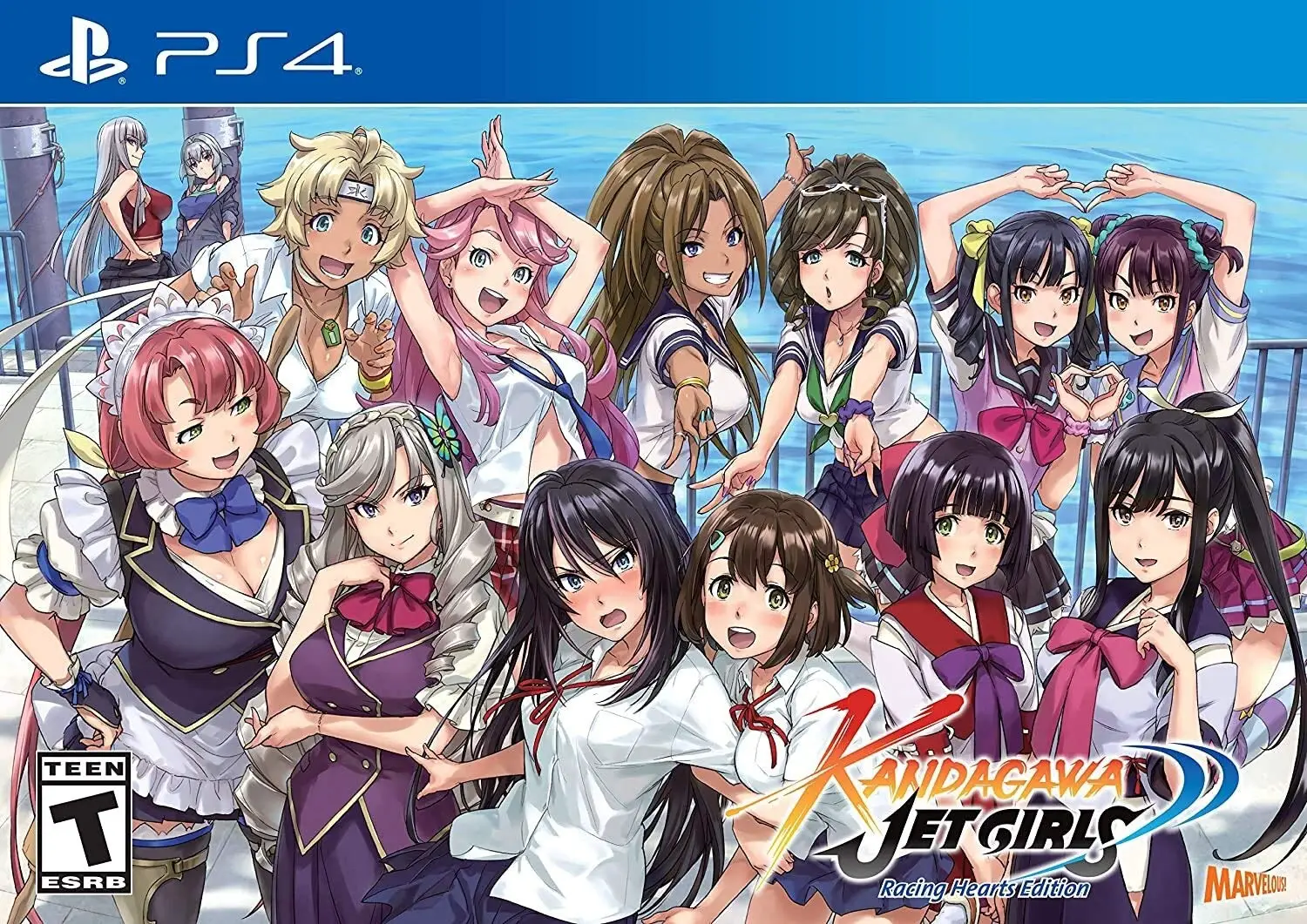 Capa de Kandagawa Jet Girls: Racing Hearts Edition