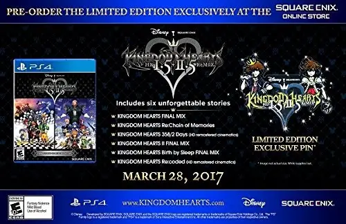 Capa de KINGDOM HEARTS HD 1.5 + 2.5 ReMIX Limited Edition PS4