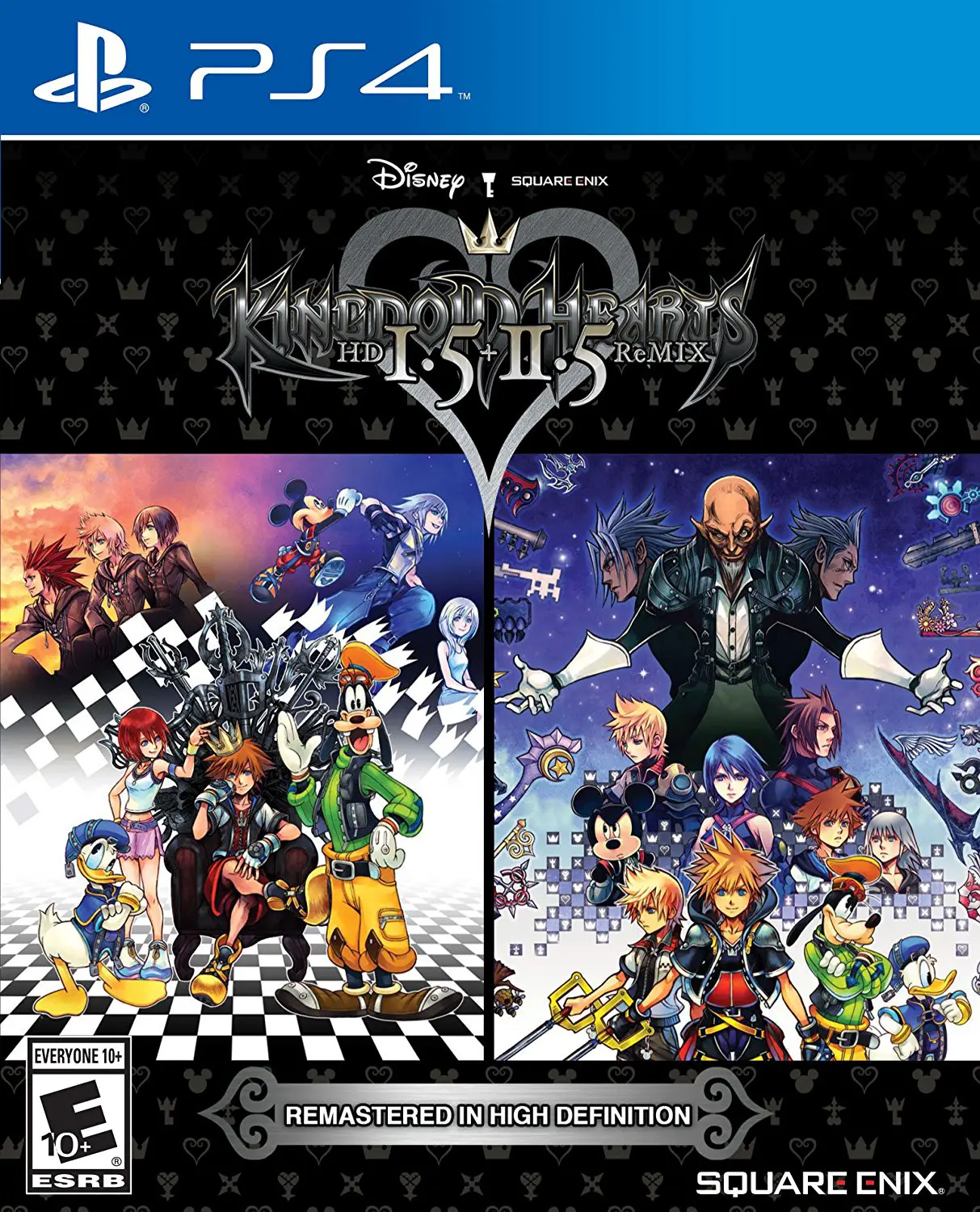 Capa de Kingdom Hearts HD I.5 + II.5 Remix