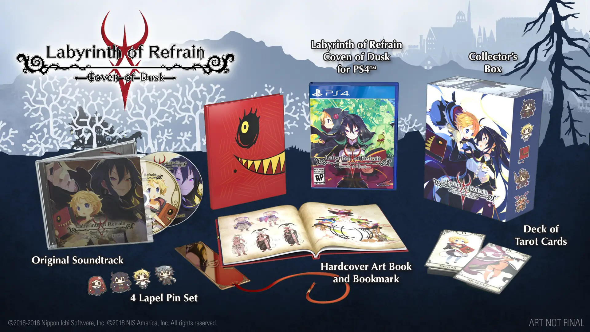 Capa de Labyrinth of Refrain: Coven of Dusk limited edition
