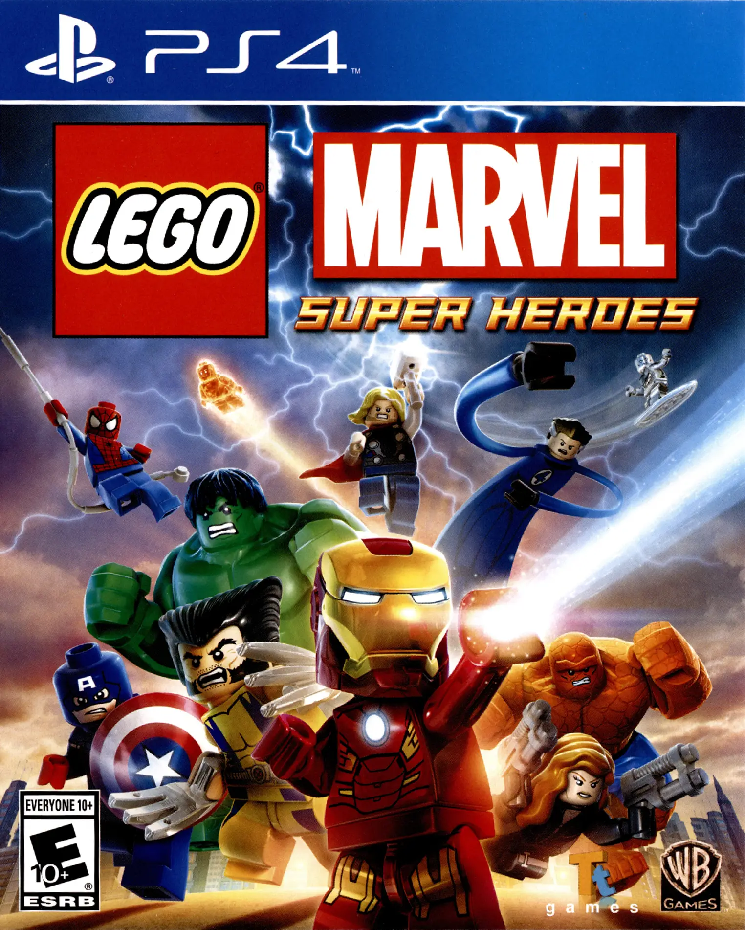 Capa de LEGO Marvel Super Heroes