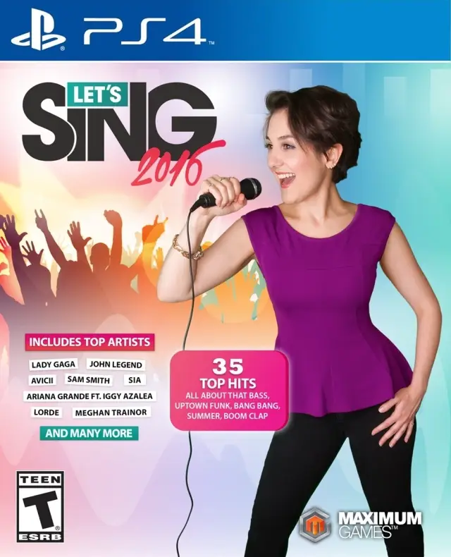 Capa de Let's Sing 2016