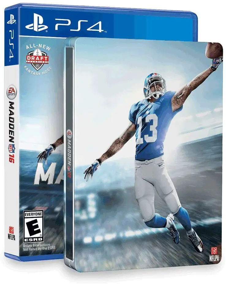 Capa de Madden NFL 16 (Steelbook)