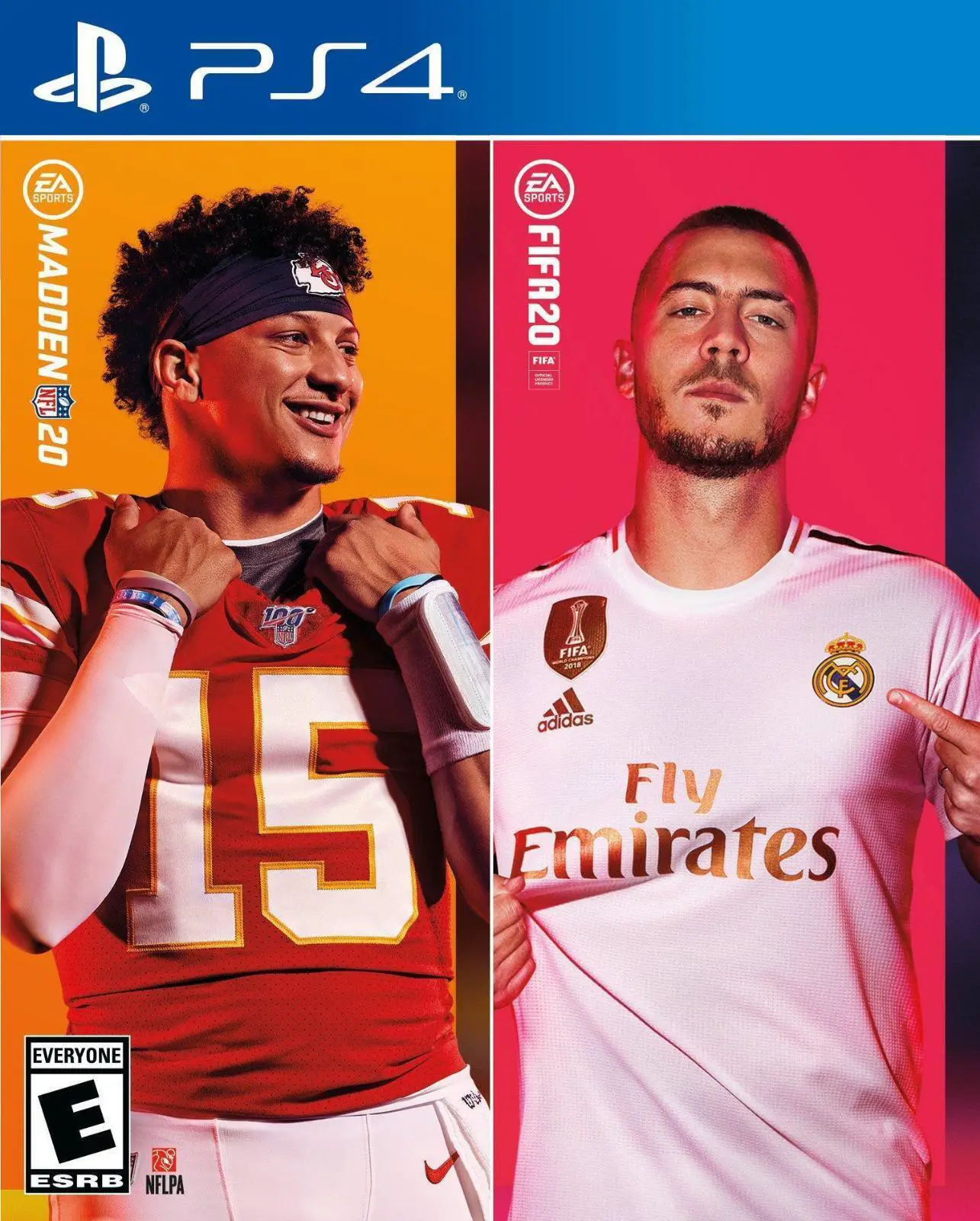 Capa de Madden NFL 20 / FIFA 20