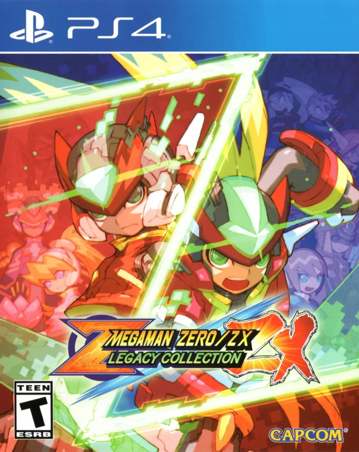 Capa de Mega Man Zero / ZX Legacy Collection