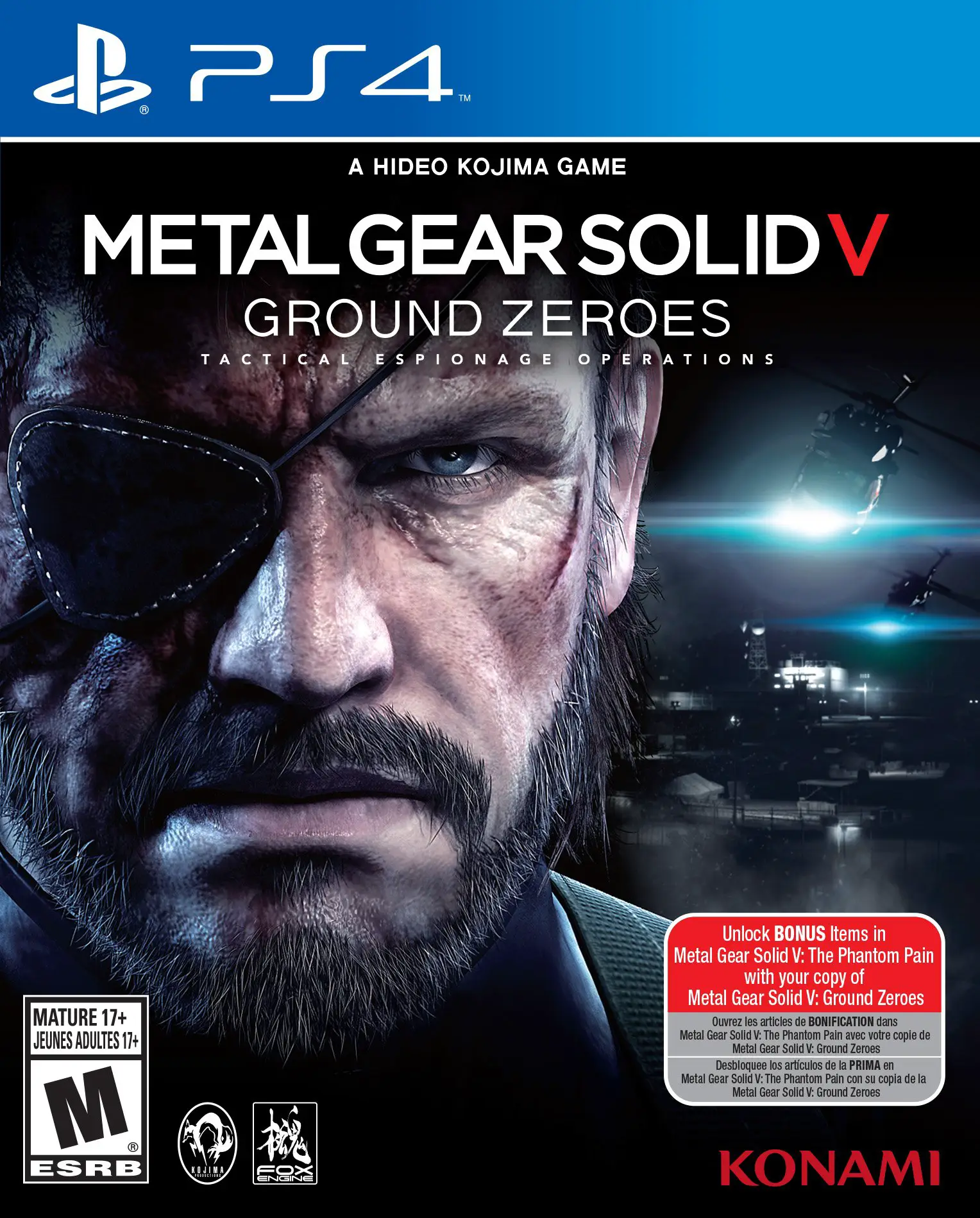 Capa de Metal Gear Solid V: Ground Zeroes