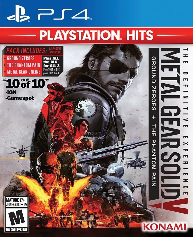 Capa de Metal Gear Solid V: The Definitive Experience [PlayStation Hits]