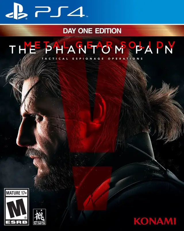 Capa de Metal Gear Solid V: The Phantom Pain [Day One Edition]