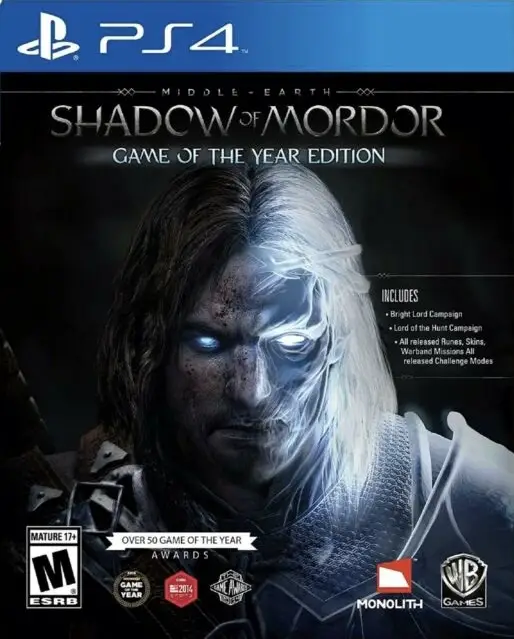 Capa de Middle-earth: Shadow of Mordor - Game of the Year Edition