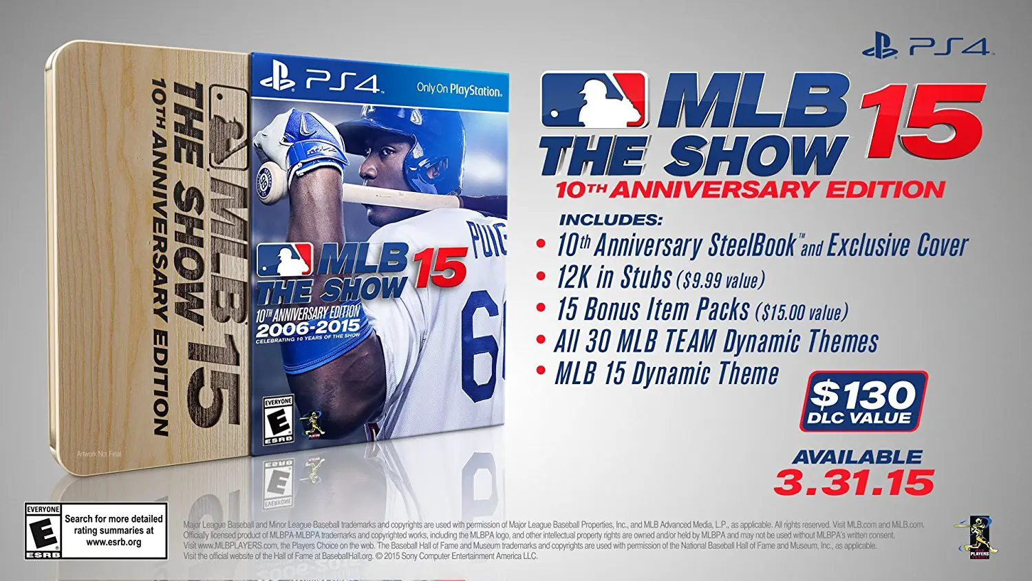 Capa de MLB The Show 15: 10th Anniversary Edition