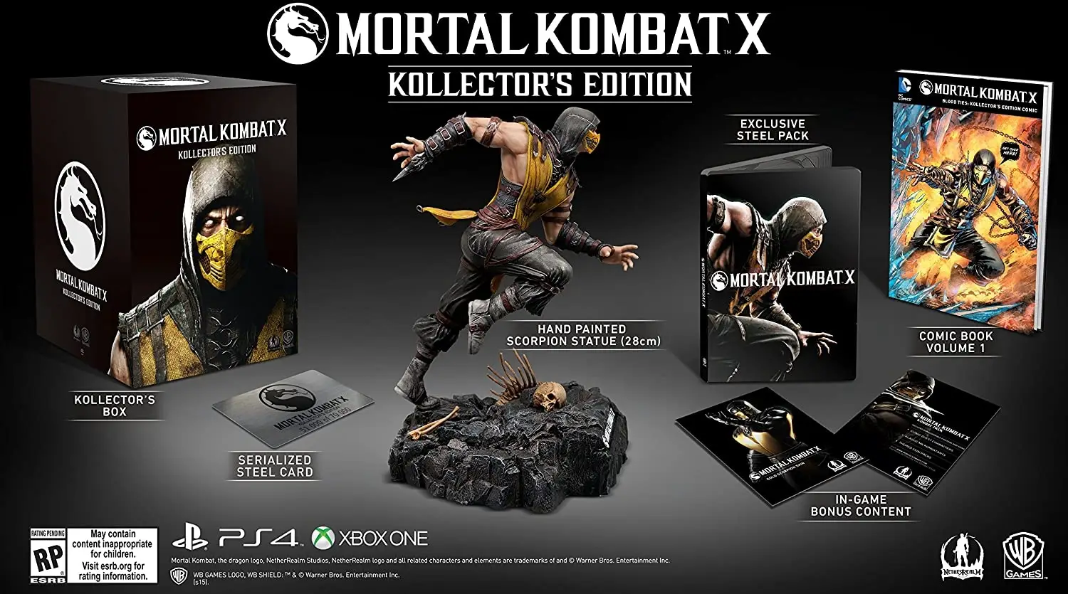 Capa de Mortal Kombat X [Amazon Exclusive Kollector's Edition]