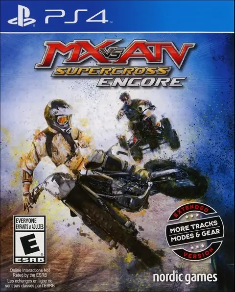 Capa de MX vs. ATV Supercross Encore