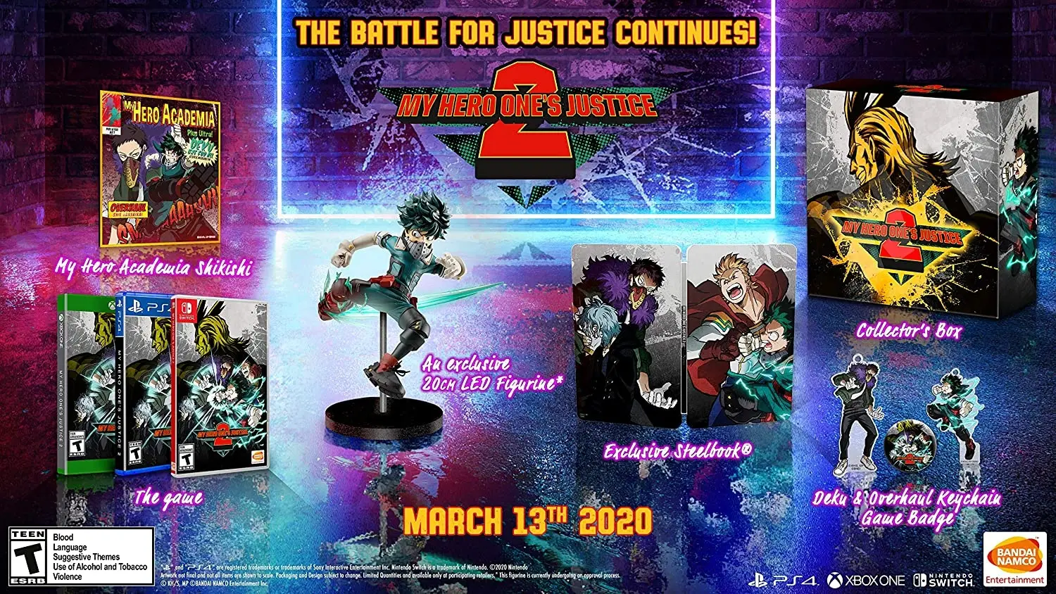 Capa de My Hero One's Justice 2 [Collector's Edition]