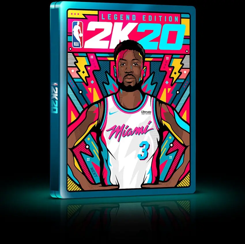 Capa de NBA 2K20 Steelbook