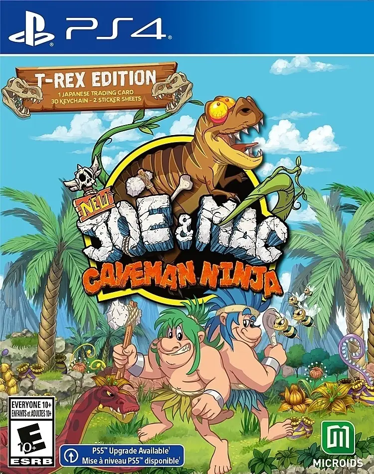 Capa de New Joe & Mac: Caveman Ninja [T-Rex Edition]