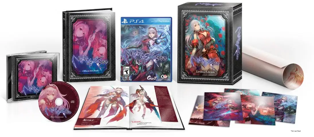 Capa de Nights of Azure [Limited Edition]