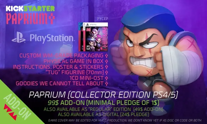 Capa de Paprium [Kickstarter Collector's Edition]