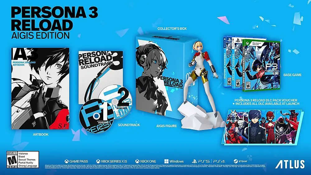 Capa de Persona 3 Reload [Aigis Edition]