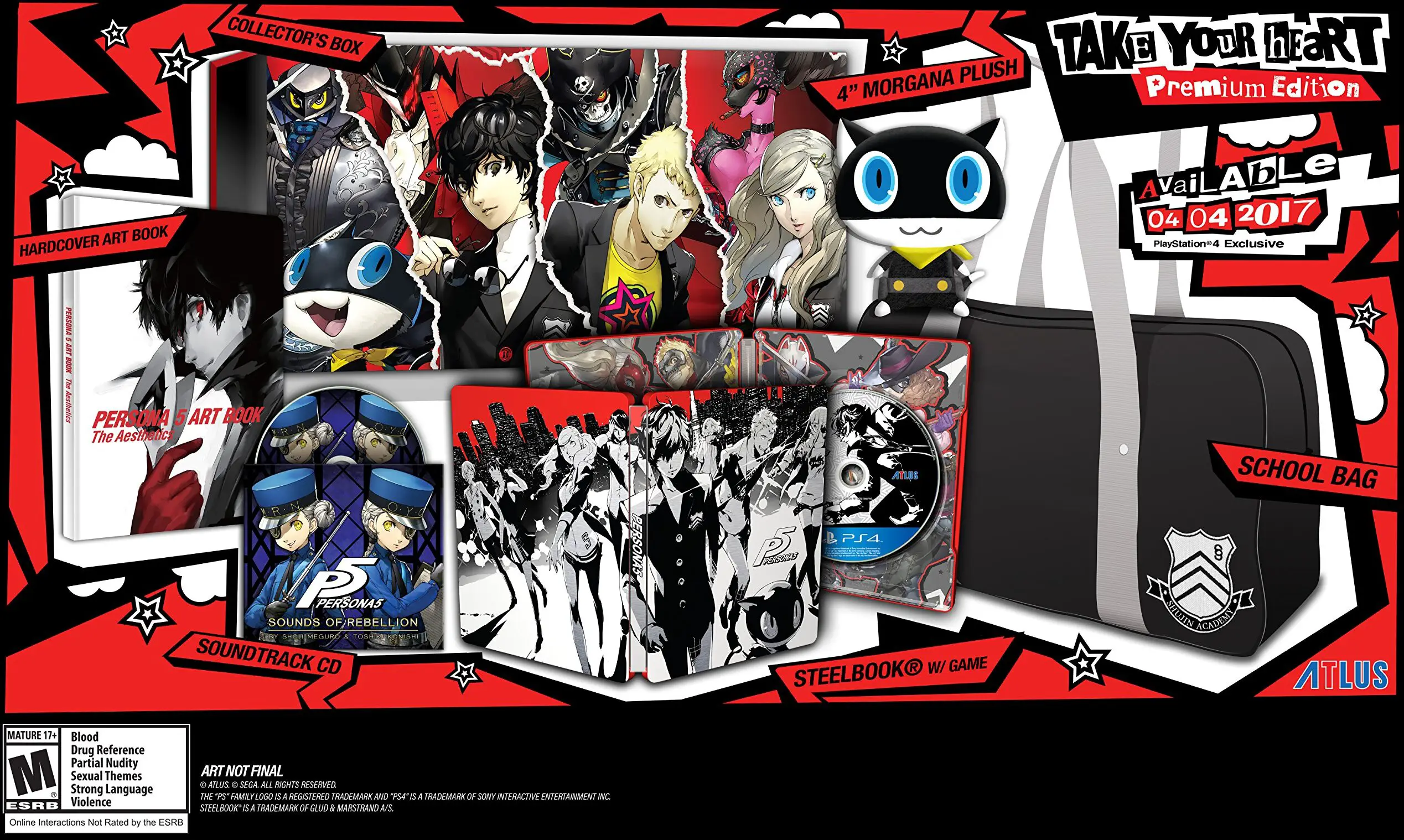 Capa de Persona 5 "Take Your Heart" [Premium Edition]