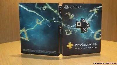 Capa de Playstation Plus Steelbook