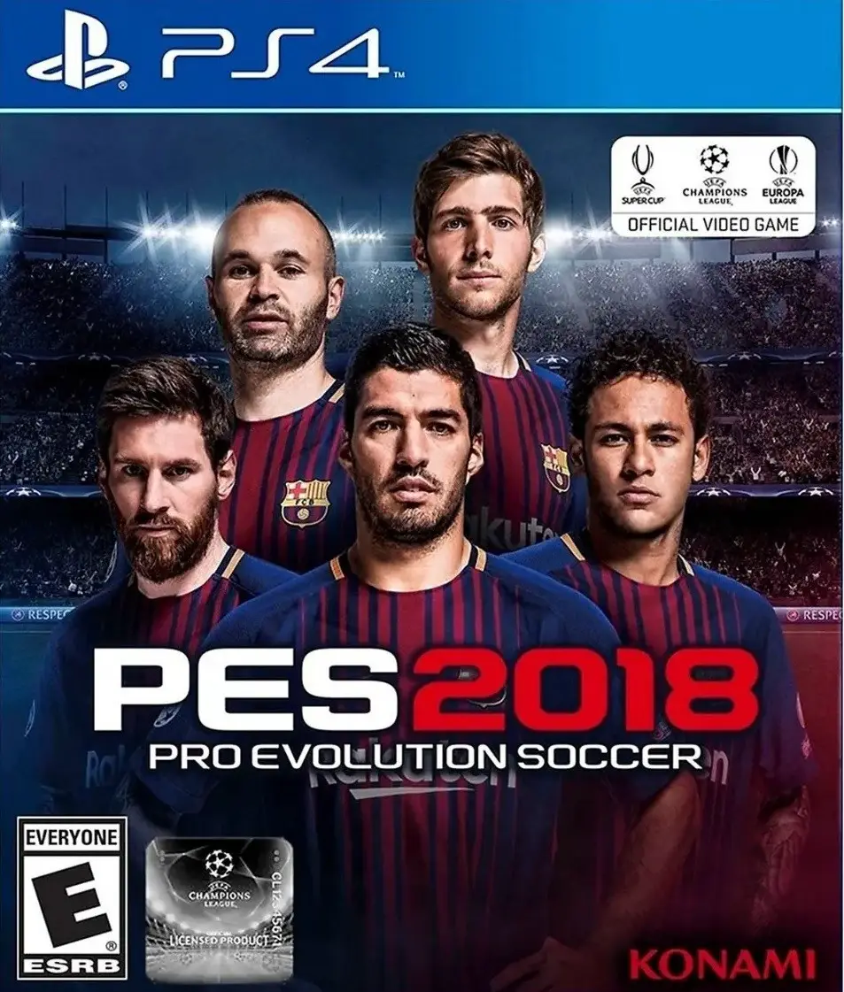 Capa de Pro Evolution Soccer 2018