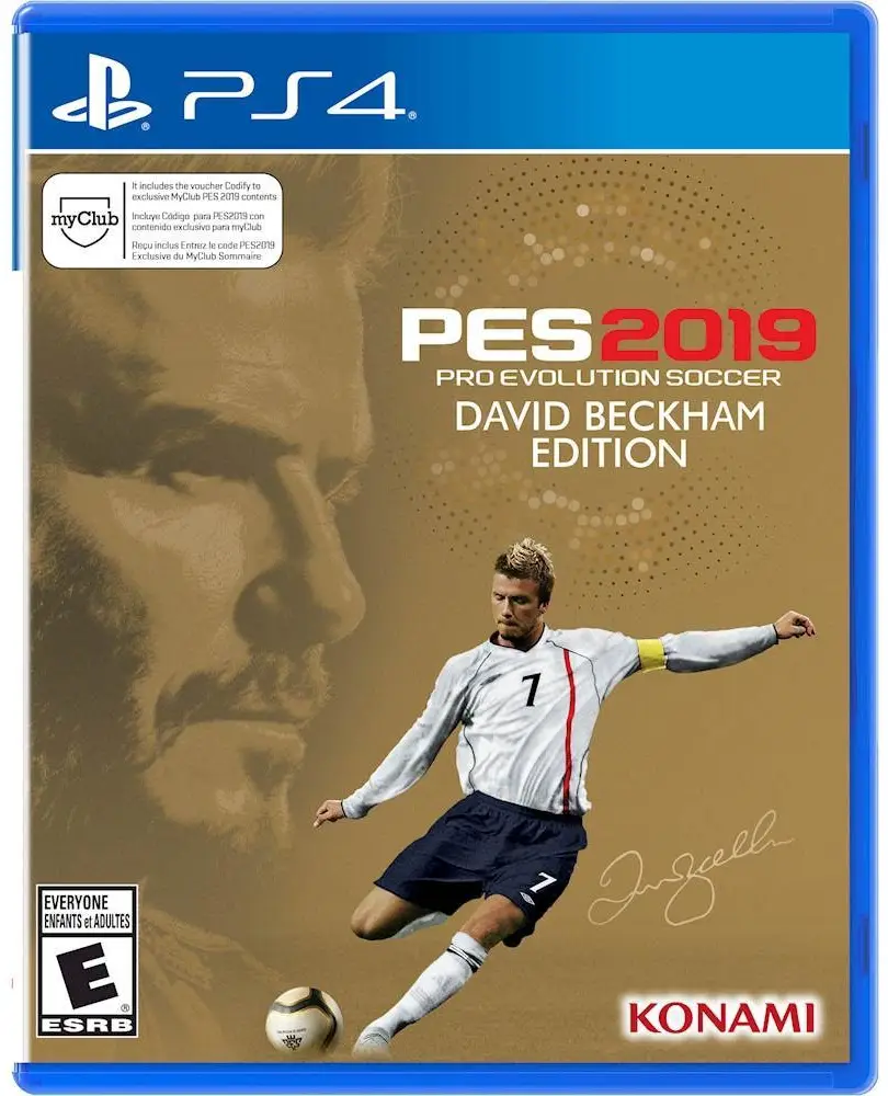 Capa de Pro Evolution Soccer 2019 [David Beckham Edition]