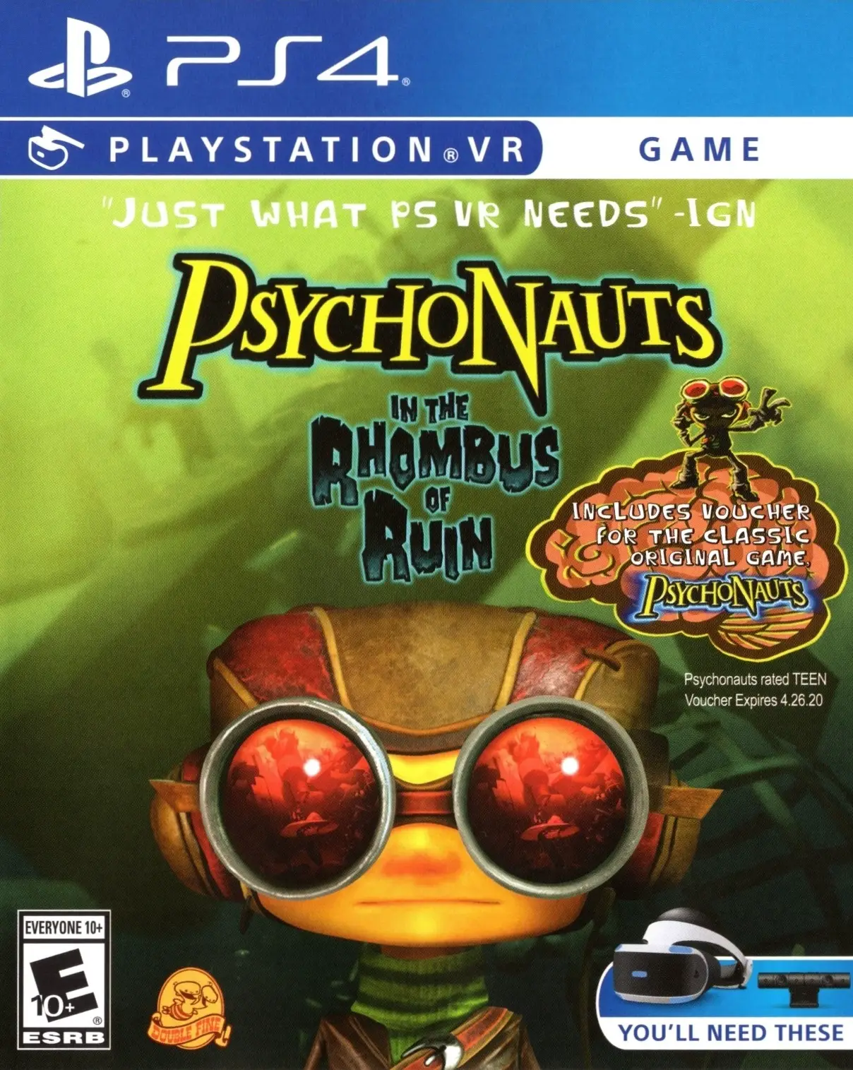 Capa de Psychonauts in The Rhombus of Ruin