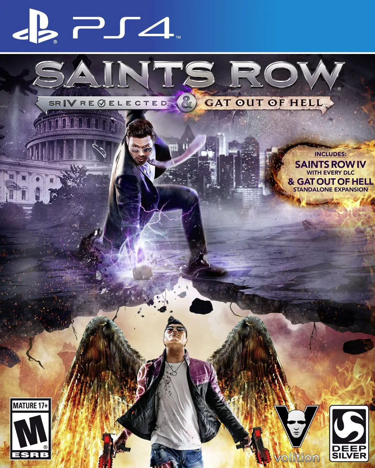 Capa de Saints Row IV: Re-Elected & Gat Out of Hell