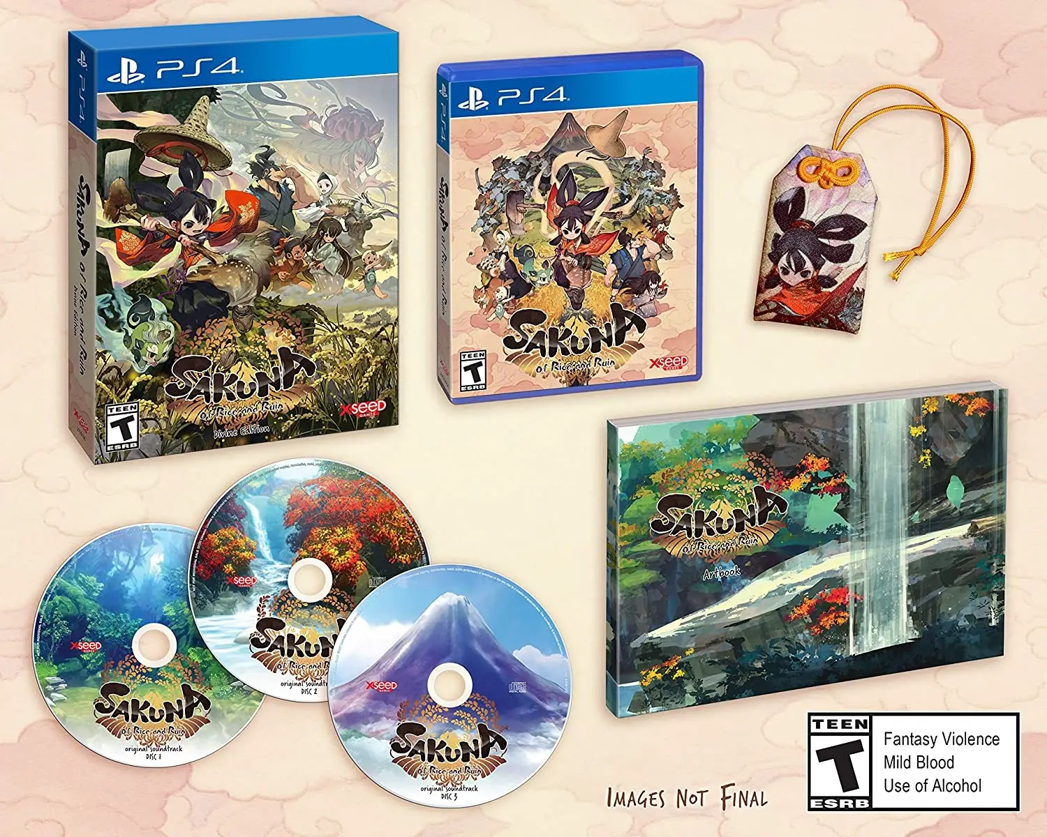Capa de Sakuna of Rice and Ruin Divine Edition