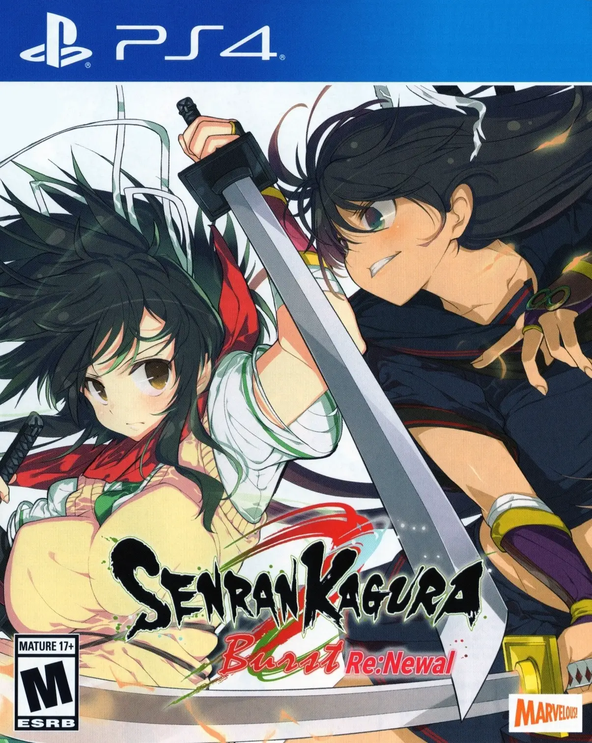 Capa de Senran Kagura Burst Re:Newal