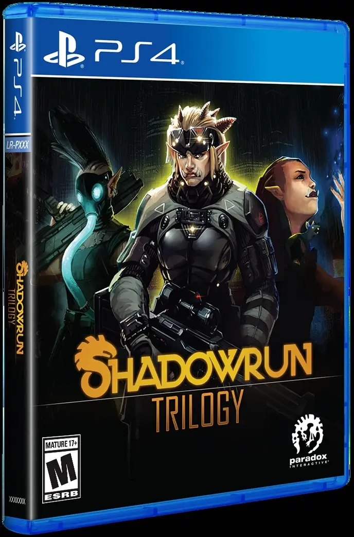 Capa de Shadowrun Trilogy