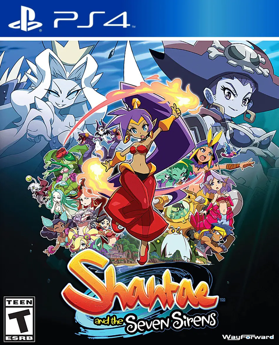Capa de Shantae and the Seven Sirens