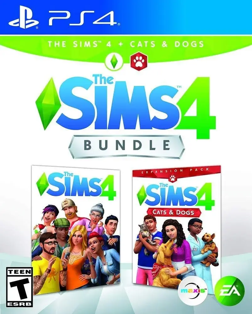 Capa de Sims 4 [Cats & Dogs Bundle]