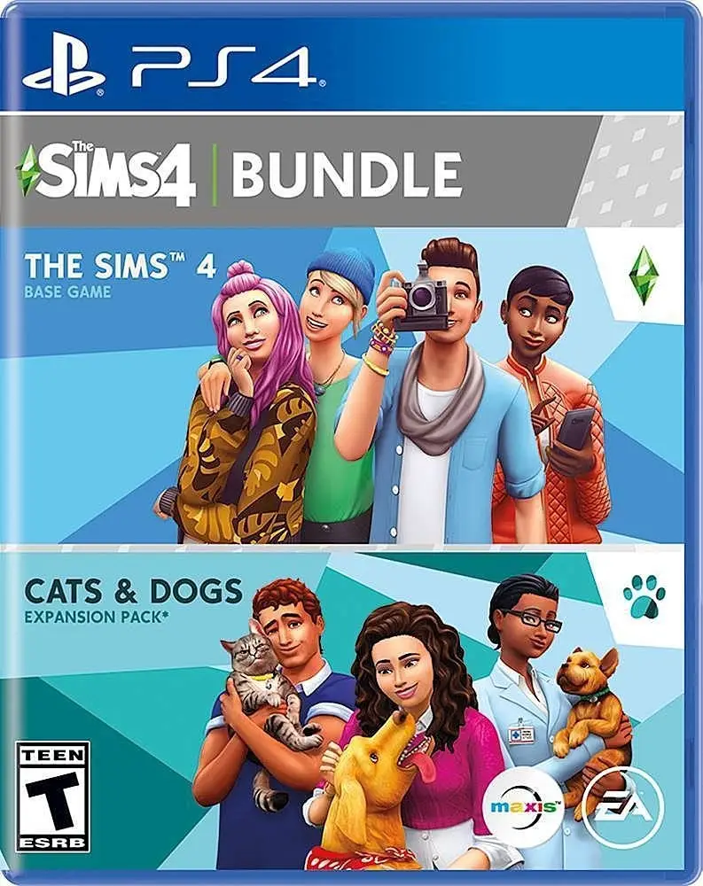 Capa de Sims 4 Plus Cats & Dogs Bundle
