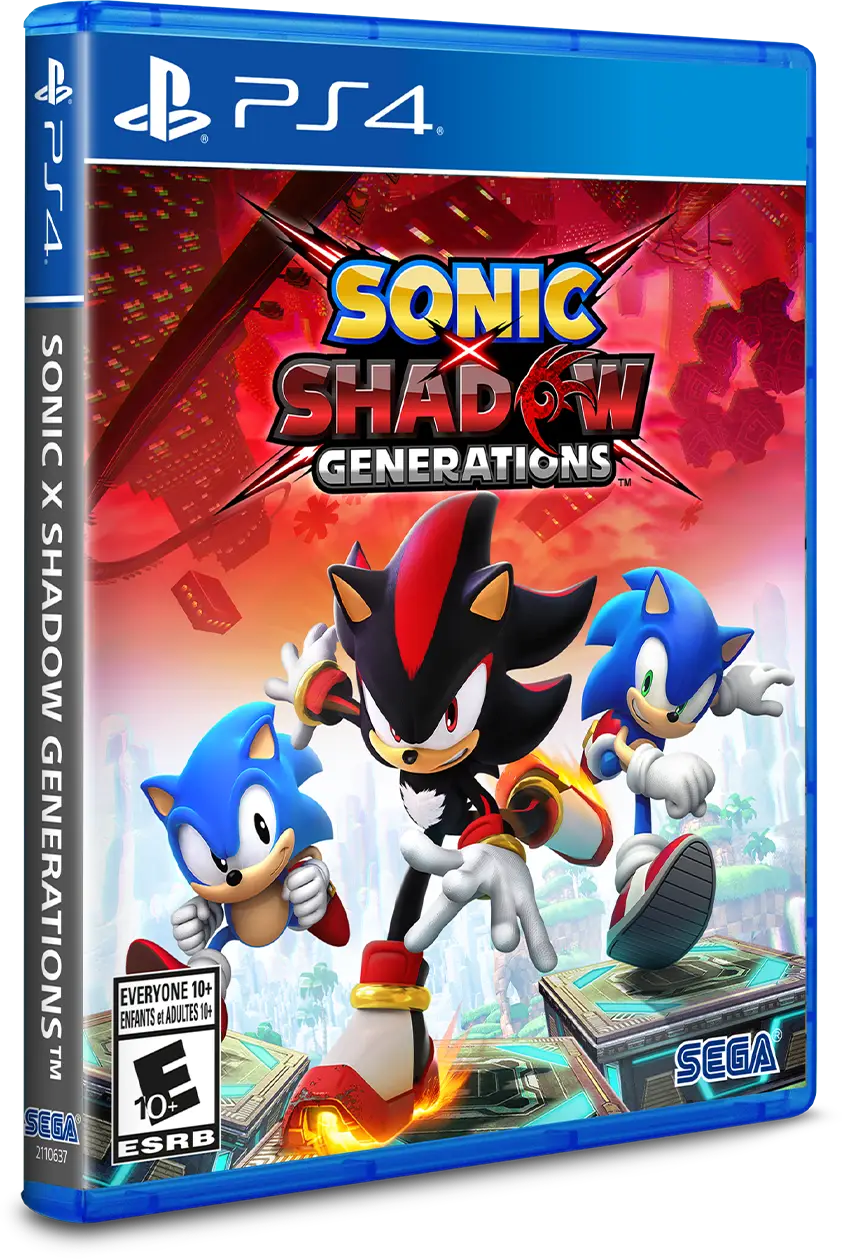Capa de Sonic X Shadow Generations