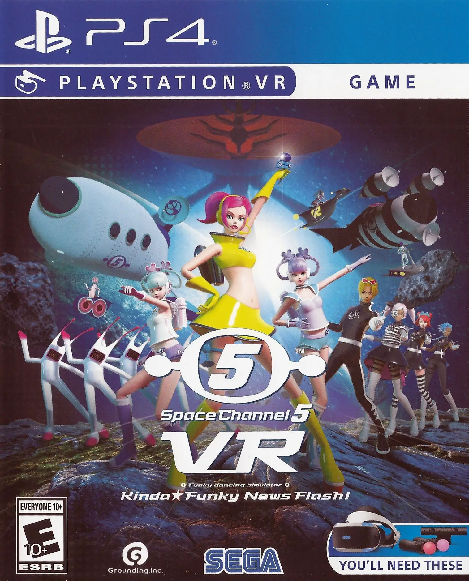 Capa de Space Channel 5 VR Kinda Funky News Flash!