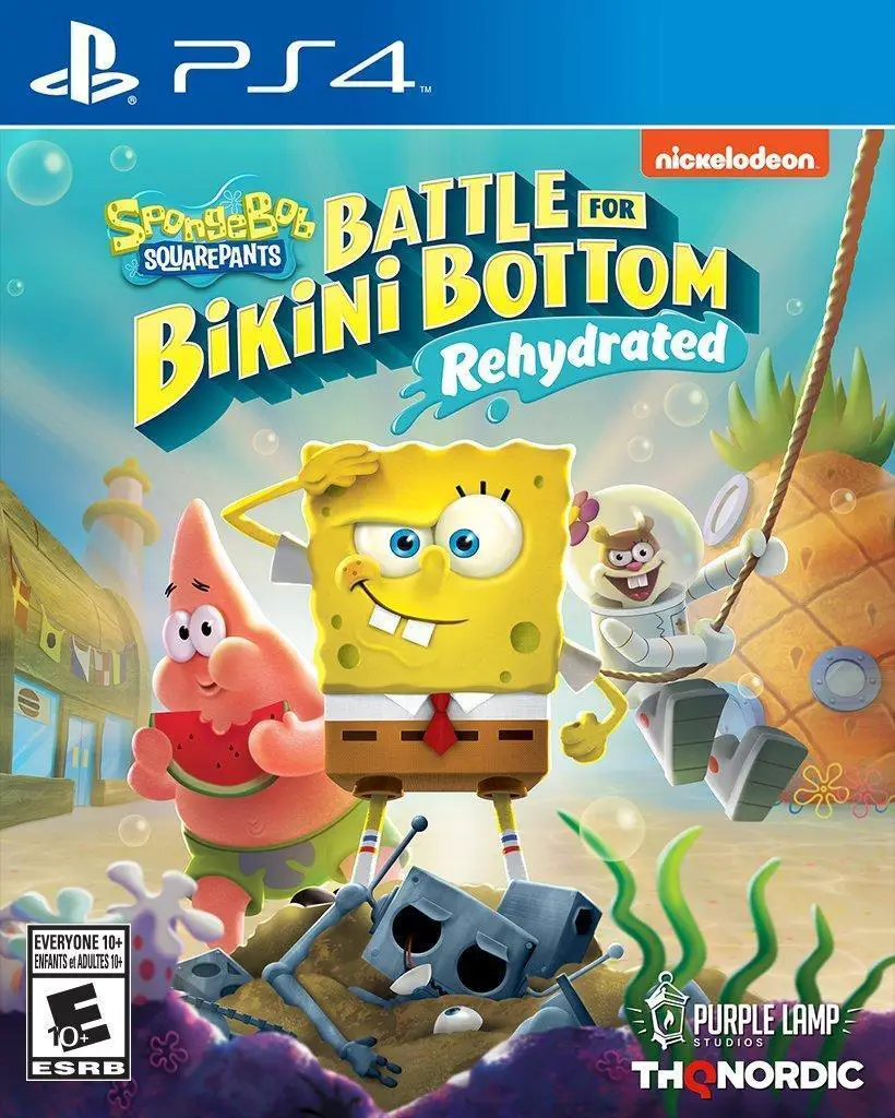 Capa de SpongeBob SquarePants: Battle for Bikini Bottom Rehydrated
