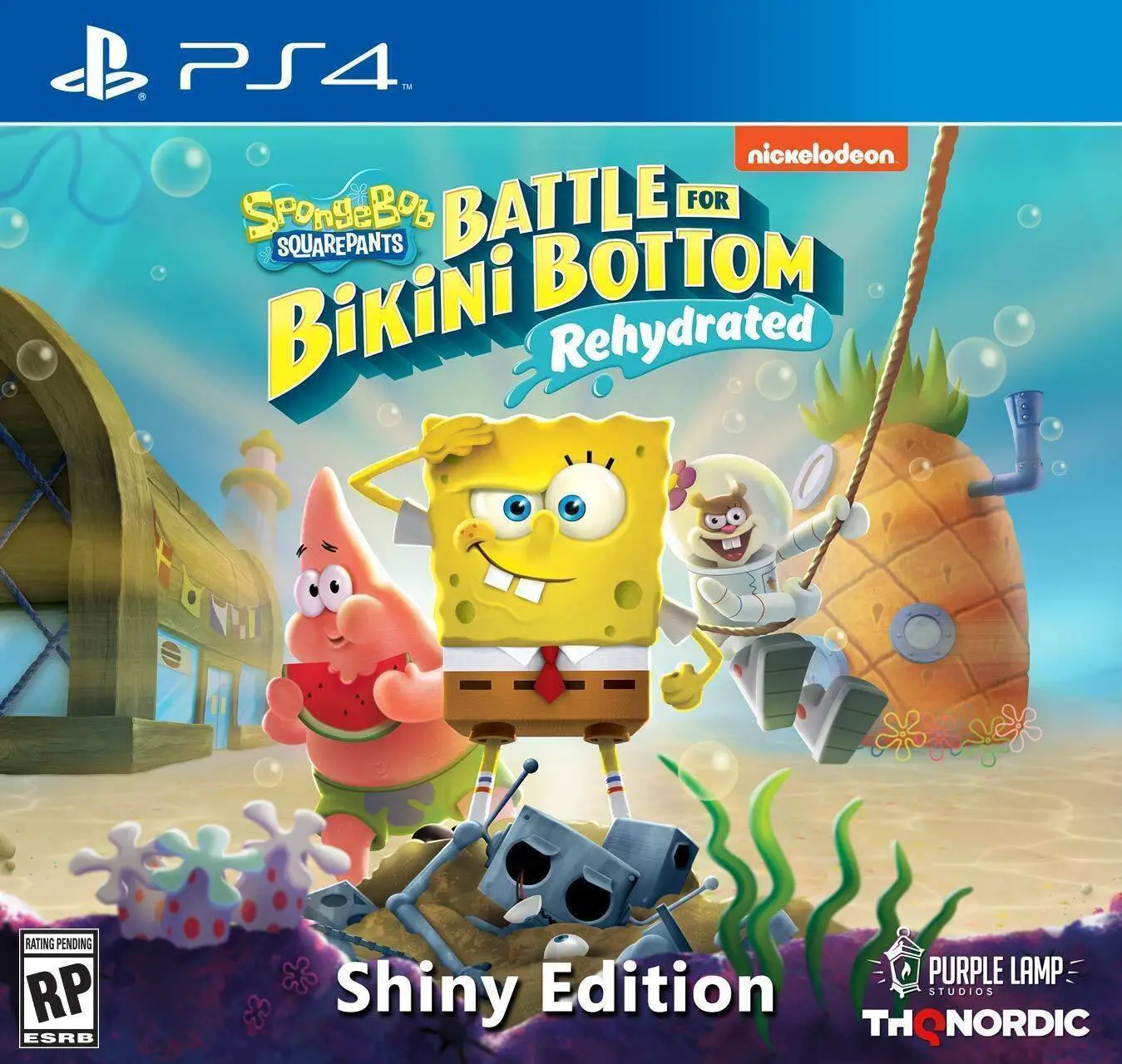 Capa de SpongeBob SquarePants: Battle for Bikini Bottom Rehydrated [Shiny Edition]