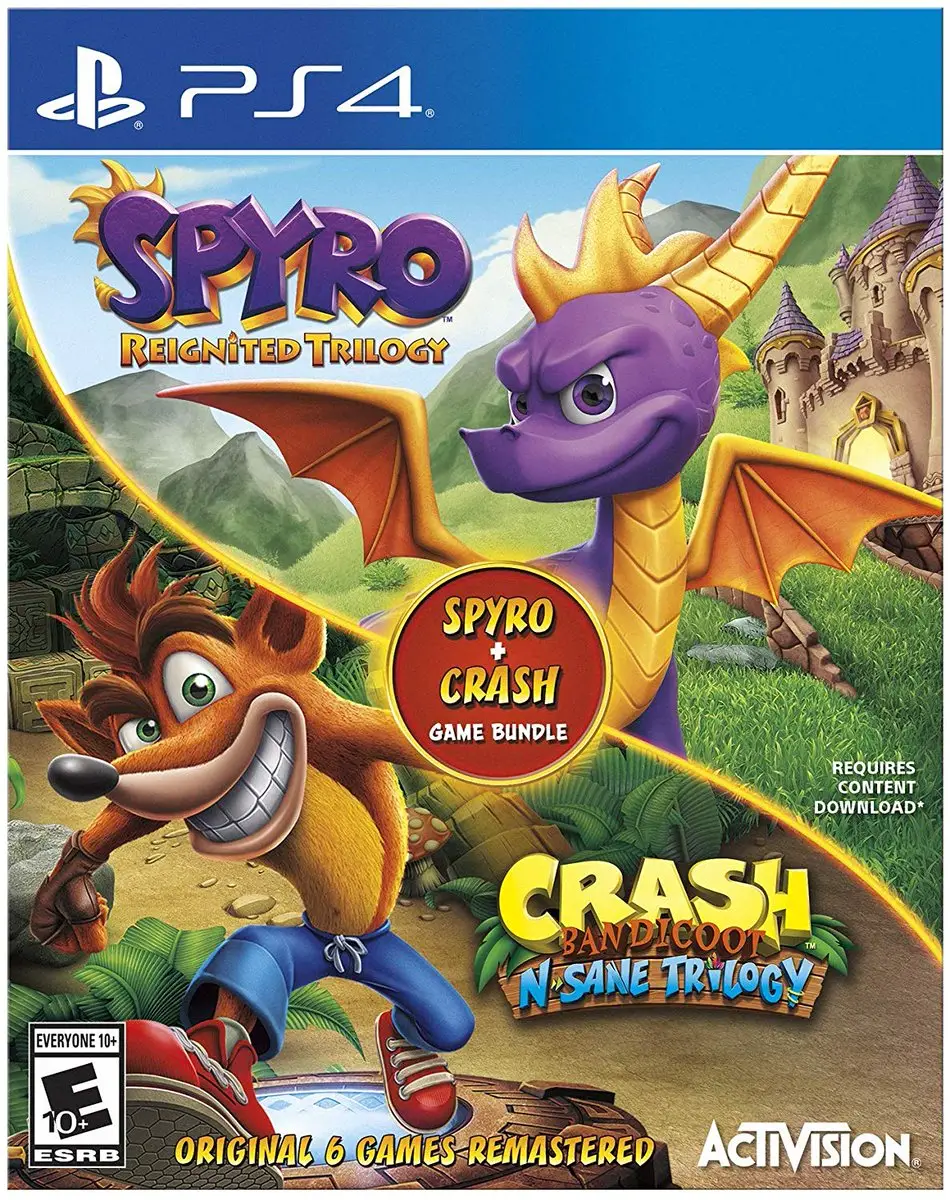 Capa de Spyro Reignited Trilogy / Crash Bandicoot N. Sane Trilogy