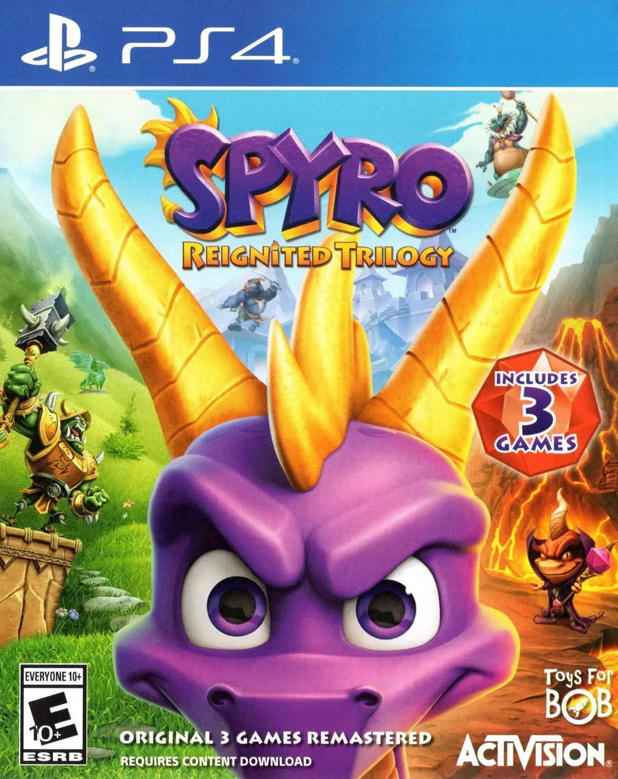 Capa de Spyro Reignited Trilogy