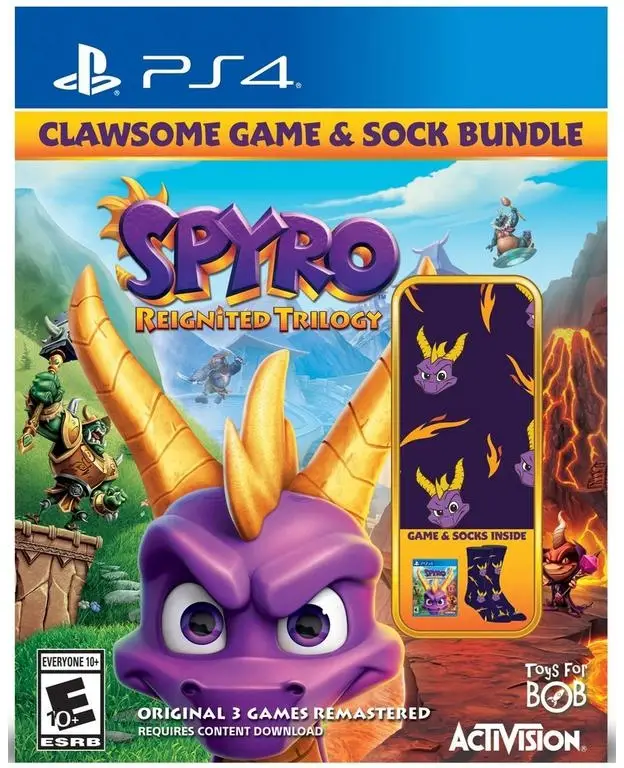 Capa de Spyro Reignited Trilogy [Sock Bundle]