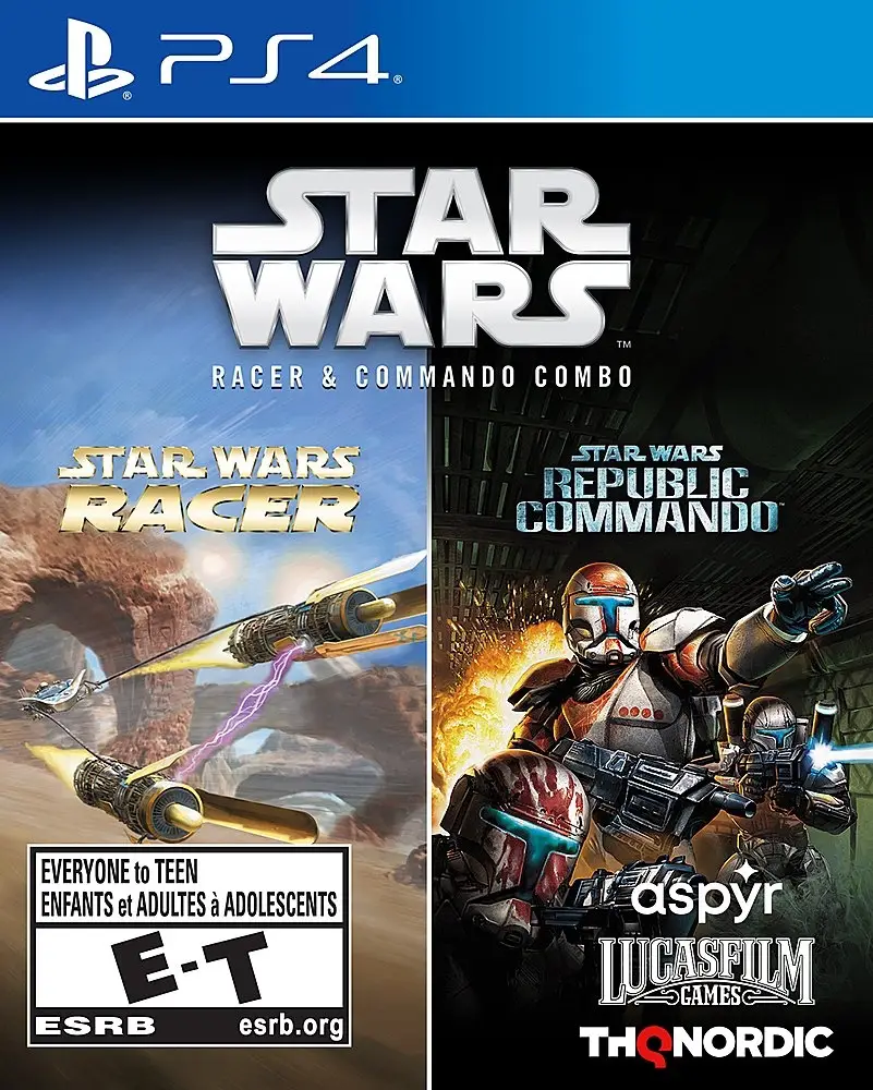 Capa de Star Wars Racer & Commando Combo