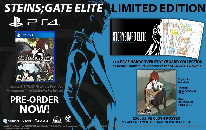 Capa de Steins Gate Elite [Limited Edition]