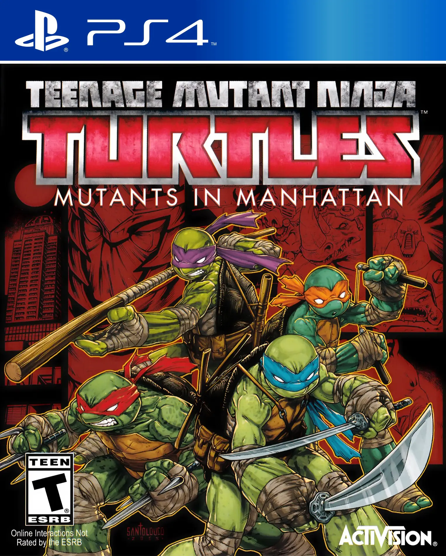 Capa de Teenage Mutant Ninja Turtles: Mutants in Manhattan