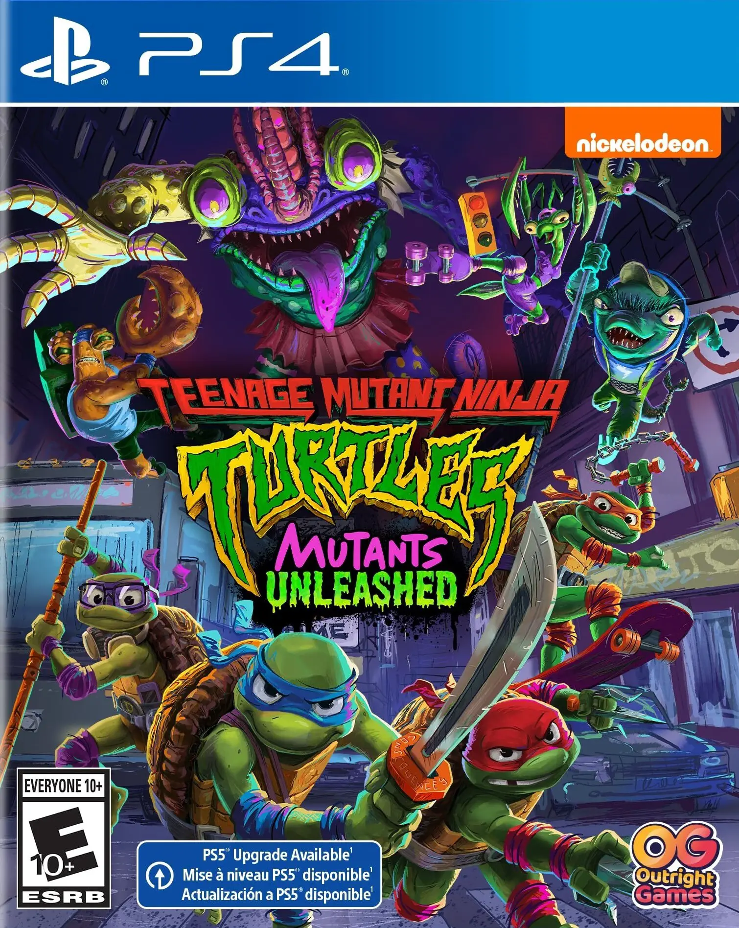 Capa de TMNT: Mutants Unleashed